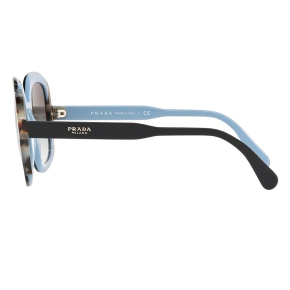 Prada Oversized Sunglasses Black Tortoise Gradient NWOT Italy - Picture 11 of 12